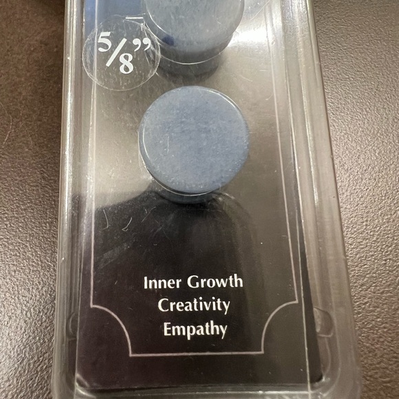 NIP Healing Stones Blue Aventurine 5/8in Plugs - Picture 5 of 6